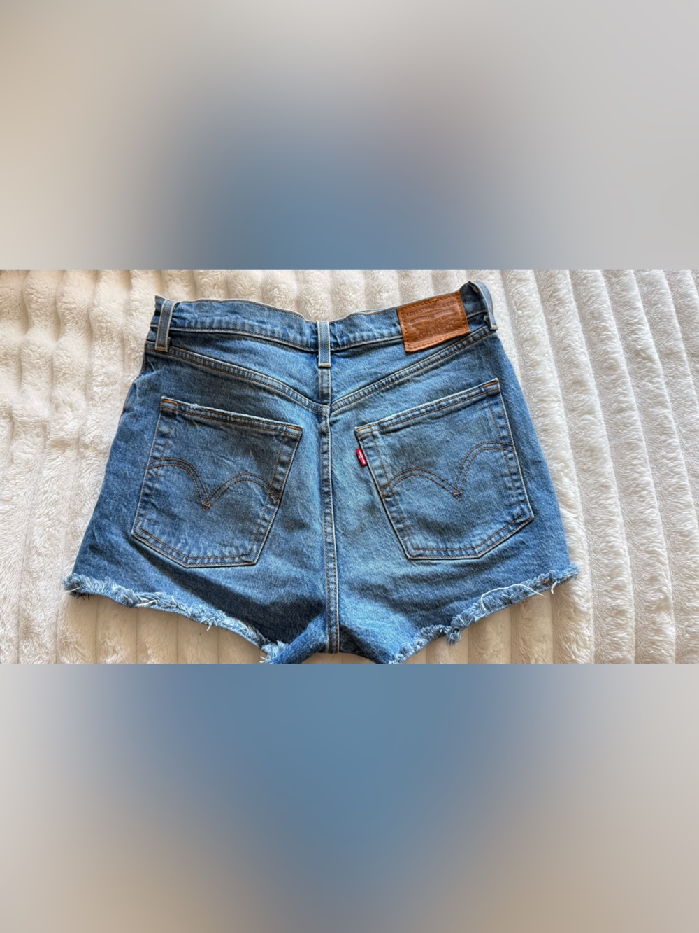 Levi's Blue Denim Jean Shorts size 28